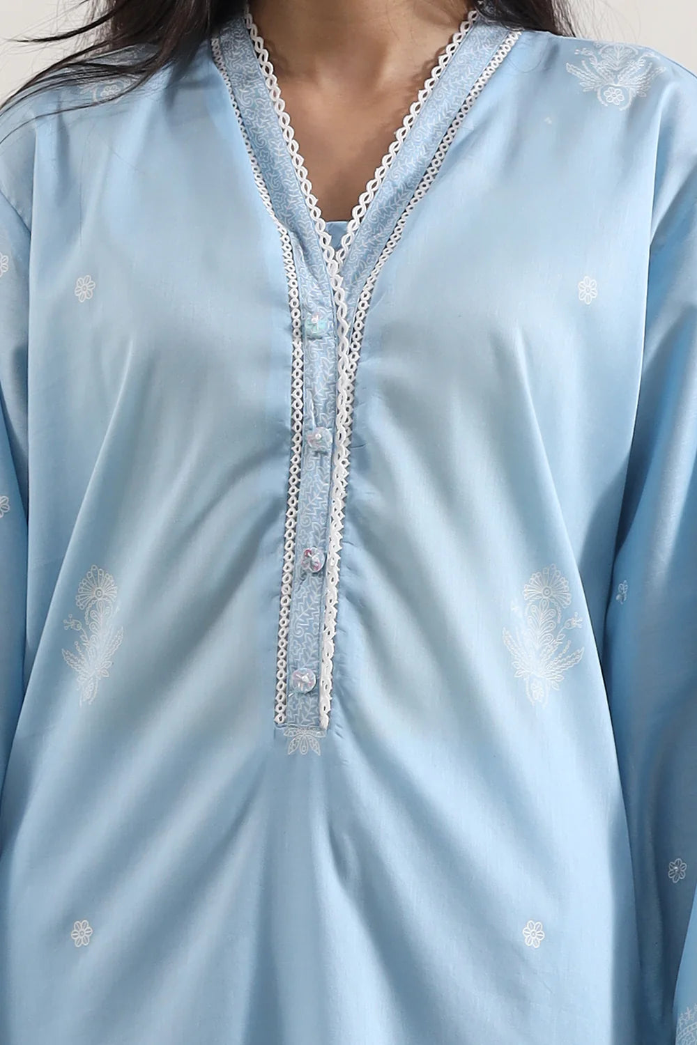sky blue demo dress